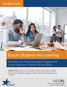 Guidelines for Fostering Student Engagement in the Classroom in Equity-Minded Ways