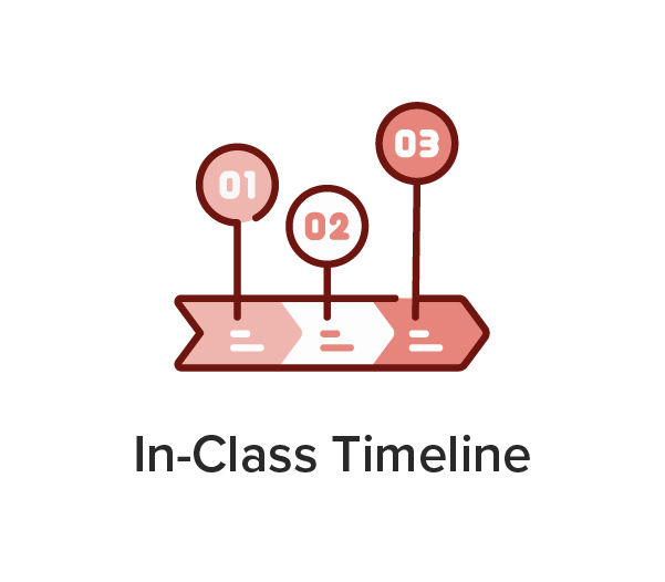 In-class timeline icon
