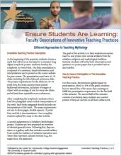 Ensure Students Are Learning: Faculty Descriptions of Innovative Teaching Practices: Different Approaches to Teaching Mythology