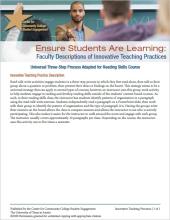 Ensure Students Are Learning: Faculty Descriptions of Innovative Teaching Practices: Universal Three-Step Process Adapted for Reading Skills Course