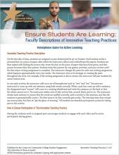 Ensure Students Are Learning: Faculty Descriptions of Innovative Teaching Practices: Homophone Game for Active Learning