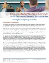 Ensure Students Are Learning: Faculty Descriptions of Innovative Teaching Practices: Increasing Accountability Through Popsicle Pairs