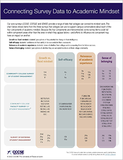 Connecting Survey Data to Academic Mindset