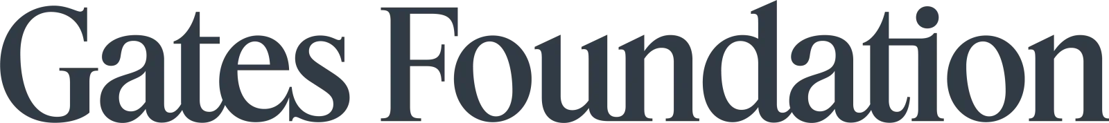 Logo for the Gates Foundation