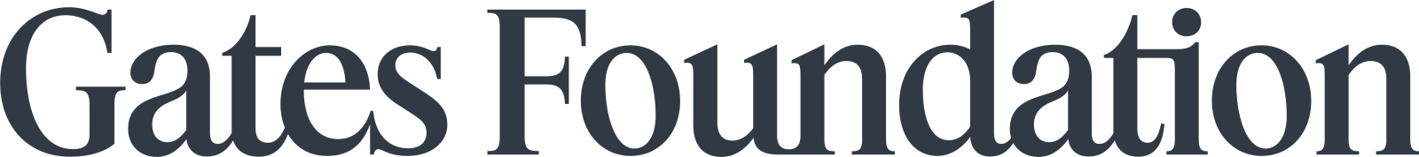Logo for the Gates Foundation