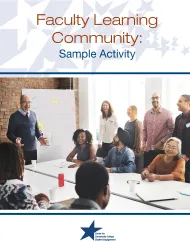 Faculty Learning Community cover Faculty Learning Community cover
