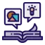 icon of an open book