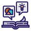 icon of an open book