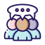 group discussion icon